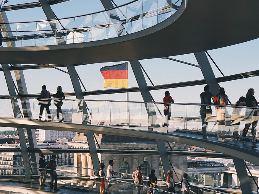 Reichstag-Building-Coupole-Berlin Voyage Scolaire Côté Découvertes