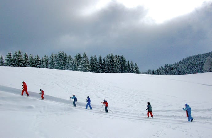 Image activité-ski-neige Classe de découverte Côté Découvertes