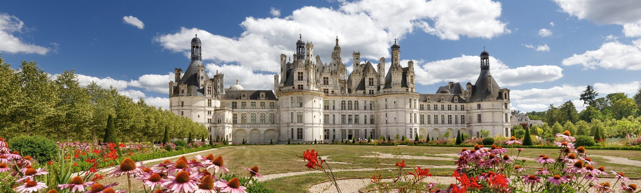 Château de Chambord et ses jardins à la française