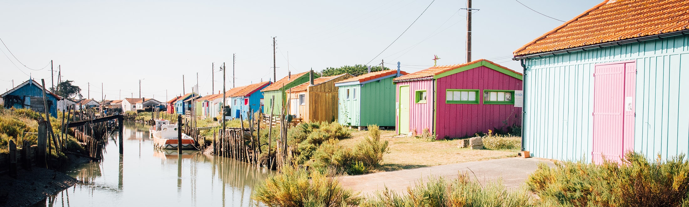 Cabanes de pêcheurs à l'île d'Oléron