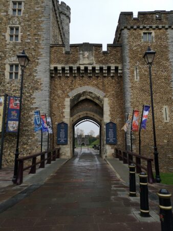 Entrée du château de Cardiff au Pays-de-Galles