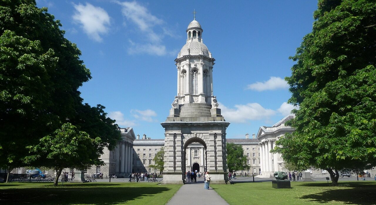 Trinity college université à Dublin en Irlande