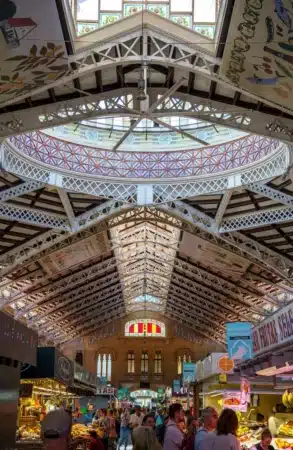 marché couvert en Espagne