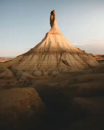 paysage du désert des Bardenas en Espagne