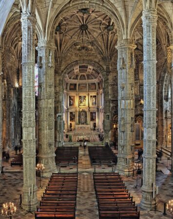 Monastère des Hiéronymites à Lisbonne au portugal