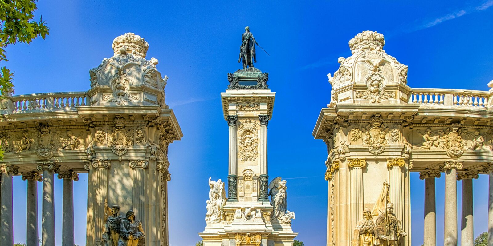 parc du ritero à madrid en espagne