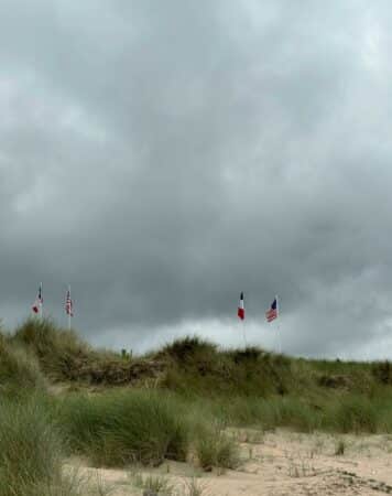 Plage du débarquement en Normandie