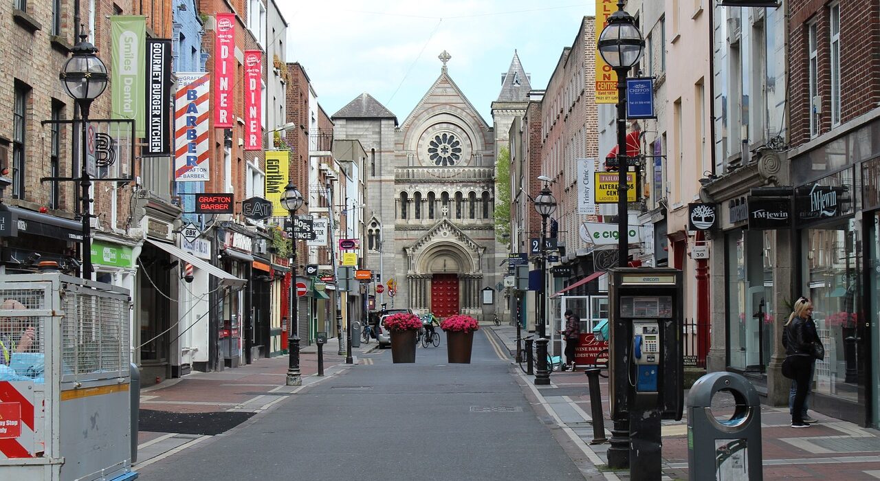 ville de dublin et ses commerce