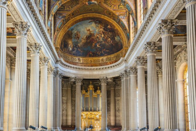 château de versailles vue intérieure patrimoine